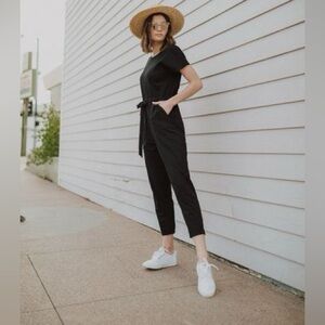 Piper and Scoot Black Jumpsuit